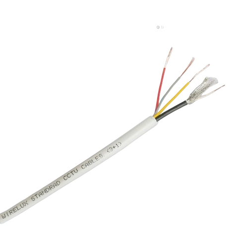 Wirelux Standard Cctv Camera Cable - Color: White