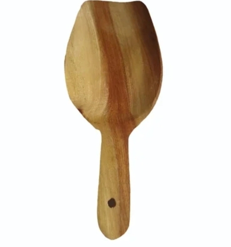 Wooden Scoop - Natural Wood, Beige | Food Grade, Smooth Finish, Lightweight, Durable, Ergonomic Handle