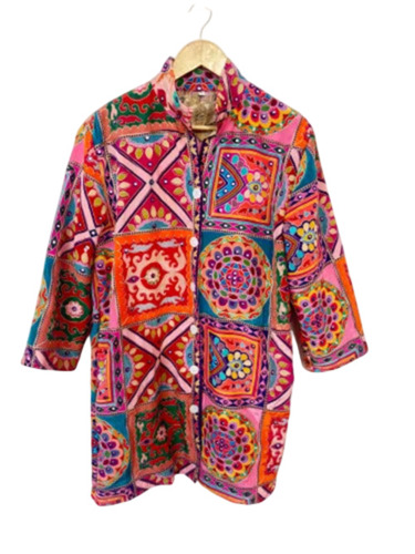 Banjara Embroidery Ladies Jackets For Wedding Wear - Color: Multicolor