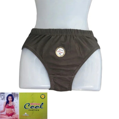 Brown Ladies Panties - Fabric Type: Cotton