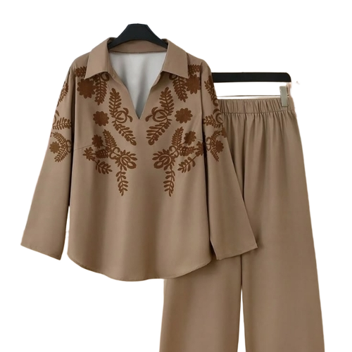 Co-Ord Set - Color: Beige