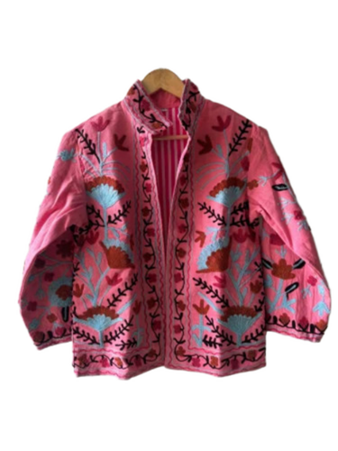 Embroidered Suzani Ladies Jacket - Color: Multicolor