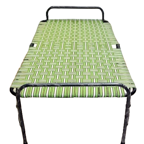 Portable Metal Dabel Iron Folding Bed