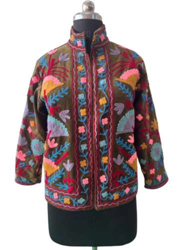 Suzani Embroidery Jacket - Color: Multicolor