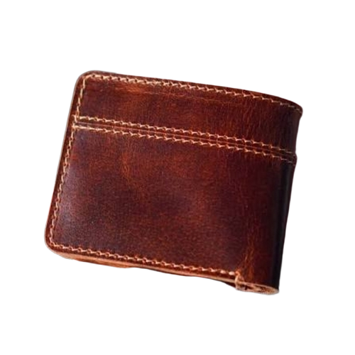 Leather Wallet - Color: Brown