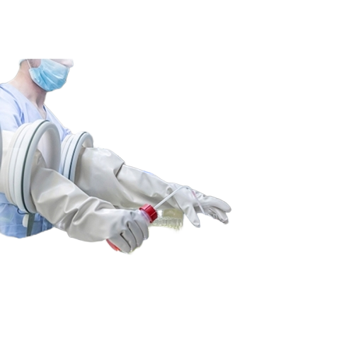 Rubber White Gloves Box Sleeves