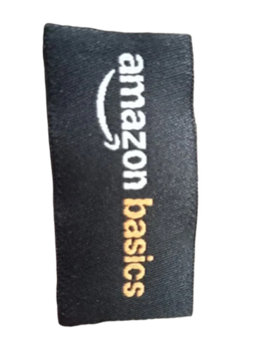 63 X 76 Mm Black Woven Garment Label - Coating Type: Matte