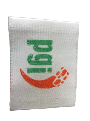 63 X 76 Mm White Woven Garment Label - Coating Type: Matte