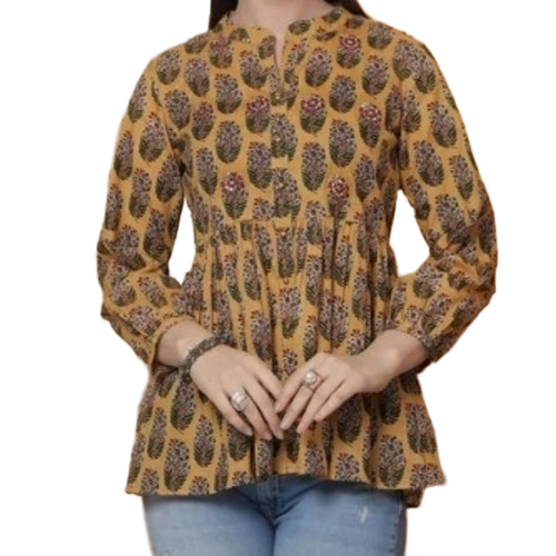 Designer Cotton Short Kurti
