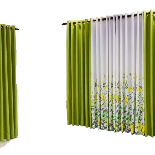 Fancy Decorative Curtains - Polyester, Customized Size, Multiple Colors | Light Weight, Breathable, Modern Printed Pattern, Living Room Use