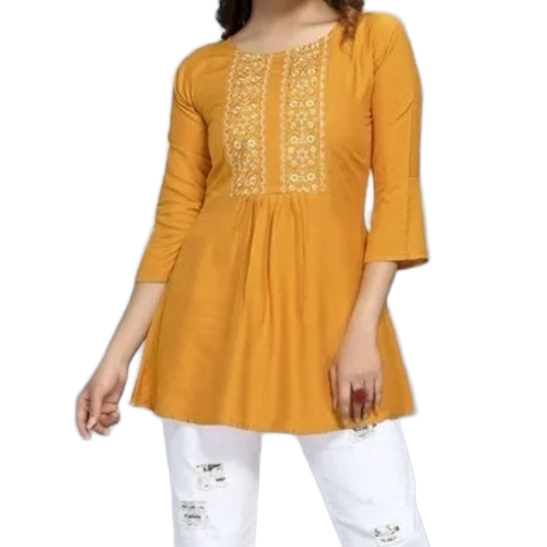 Heavy Rayon Fancy Designer Top