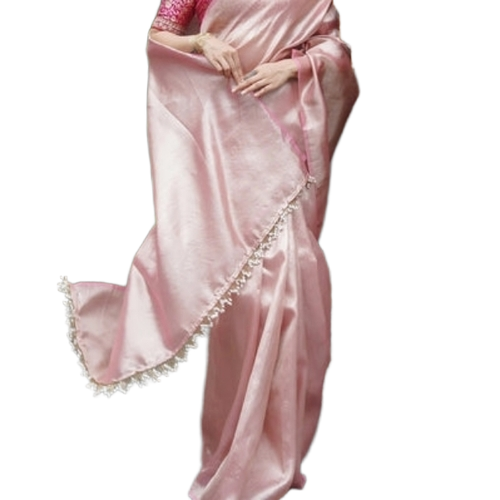Pink Silk Saree