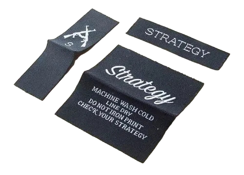 Woven T Shirt Label - Coating Type: Matte
