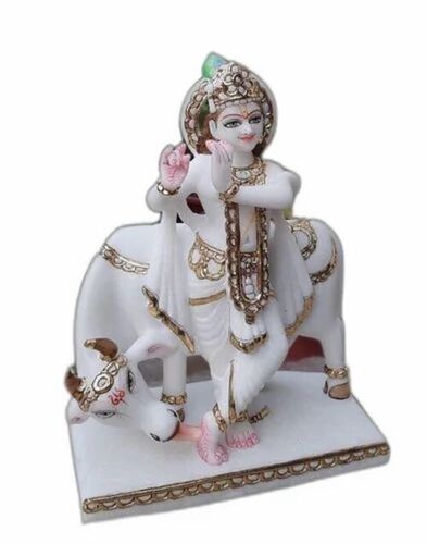 Marble Lord Krishna Statue
