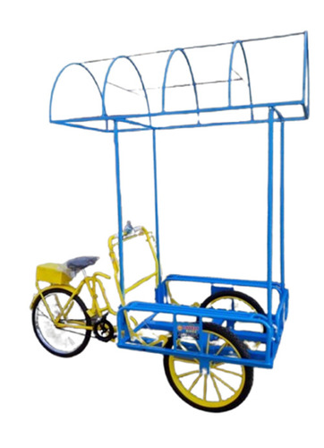 Yellow Deluxe Ice Cream Cart Trolley