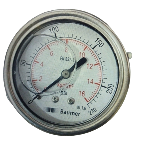 Baumer 16 Bar Pressure Gauge