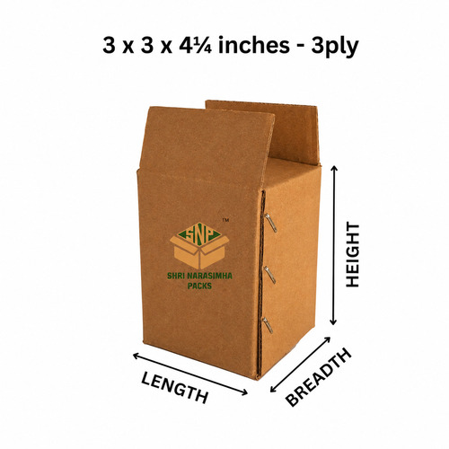 Glass Jar Scented Candle Packing Corrugated Box - Color: White/ Brown