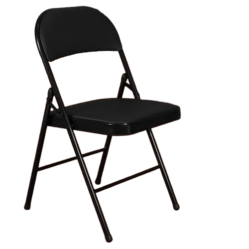Iron Folding Chair Black