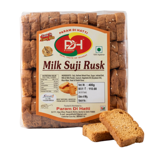 Milk Suji Rusk - Application: Serves As A Sanck With Tea