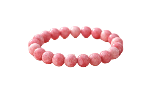 Pink Rhodochrosite Crystal Bracelet - Feature: Fashion