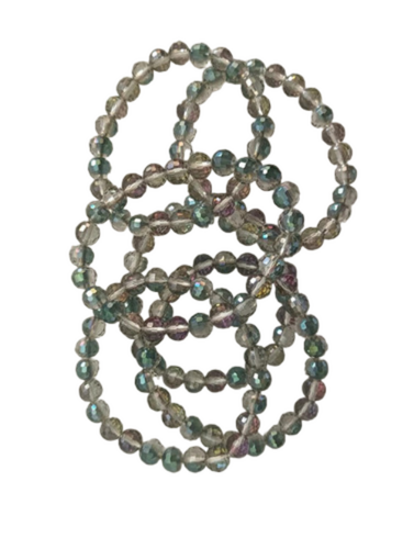 Titanium Angel Aura Crystal Quartz Bracelet - Gender: Unisex