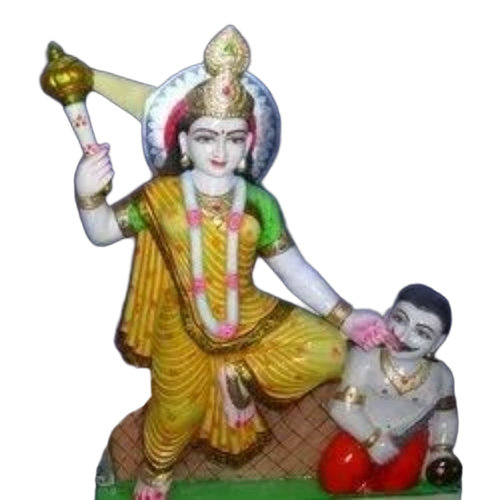 Marble Baglamukhi Mata Statue