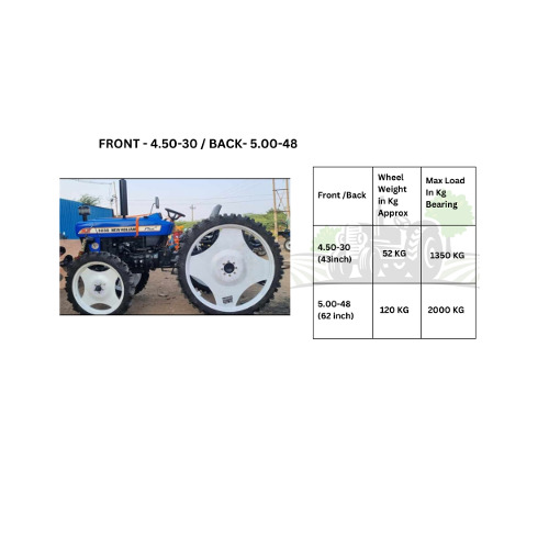 Tractor Tyres - Diameter: 62 Inch (In)