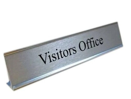 Office Aluminum Nameplate