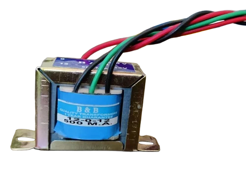 Single Phase Step Down Transformer 12012 500 Ma - Copper Winding, Single Phase, Durable Industrial Use