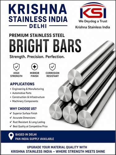 Stainless Steel Bright Bars - Color: Chrome Type