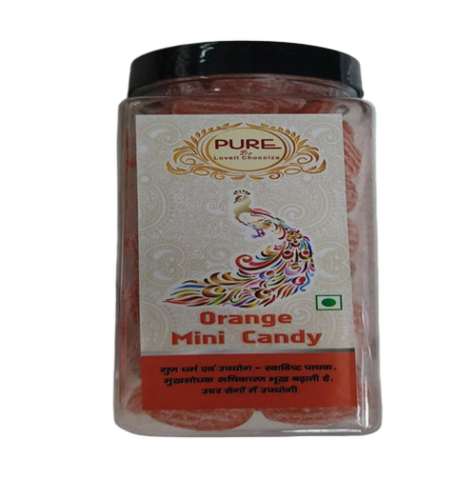 250G Orange Mini Candy - Fat Contains (%): 1.5 Percentage ( % )