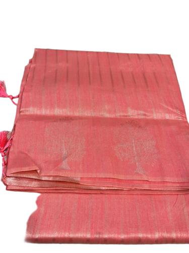 Silk Saree - Color: Peach