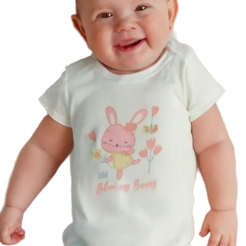 Cotton Sleeveless Printed Baby Romper