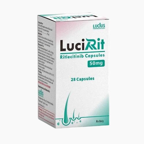 Lucirit Ritlecitinib Capsules 50 Mg - Color: White