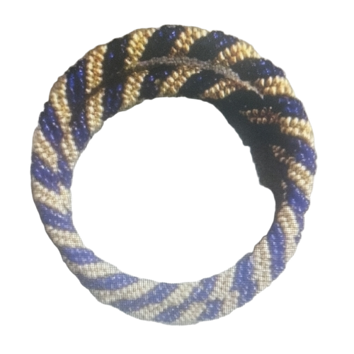 Navy Blue Golden Fancy Bangles 