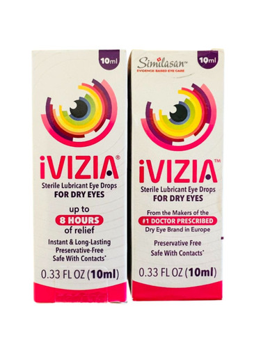 Ivizia Sterile Lubricant Eye Drop For Dry Eyes - Ingredients: Povidone 0.5%