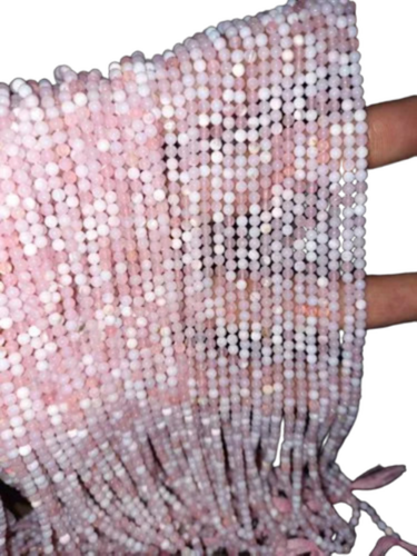Pink Opal Round Beads - Beads Material: Stone