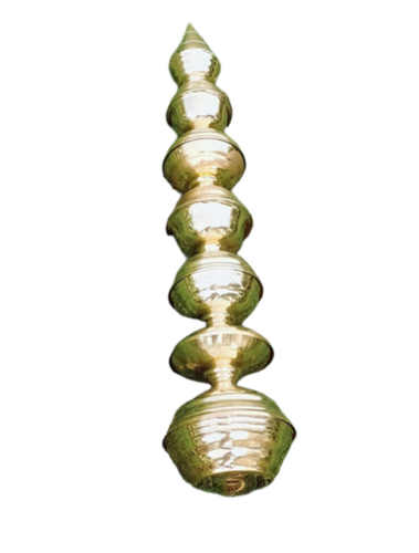 Brass Seven Step Kalash - Color: Golden