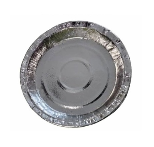 Disposable Silver Paper Plate