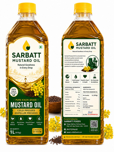 Kacchi Ghani Mustard Oil - Application: Household Cooking