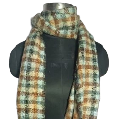 Woolen Check Muffler