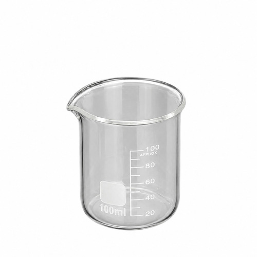 100 Ml Glass Beakers - Color: Transparent