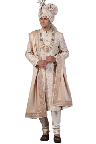 Sherwani For Men - Color: White
