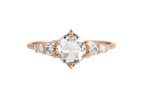 Designer Moissanite Ring