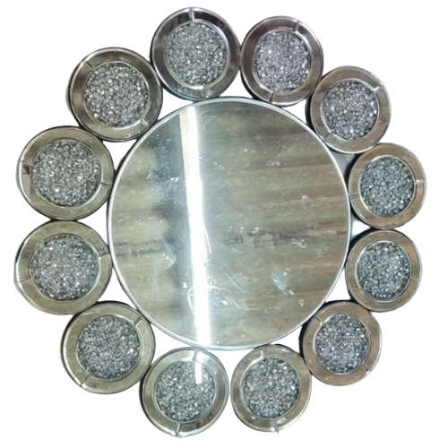 गोल्डन ओवल कांच का दर्पण