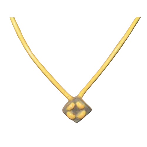 Leather Necklace With Silver Lnw00022