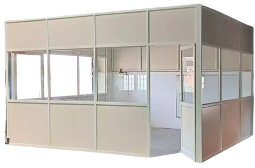 Aluminium Office Partition - Aluminum Frame, Grey, All Sizes | Durable, Easy to Clean, Acoustic Control