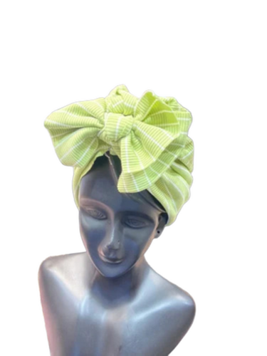 Grey Fancy Hair Turban