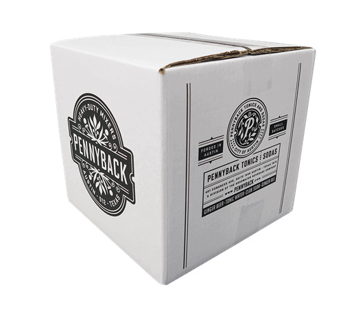 White Square Corrugated Box