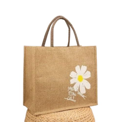 Printed Biodegradable Jute Bag